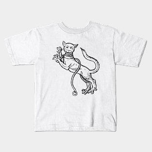 Graceful Cat-a-Mountain Creature Kids T-Shirt